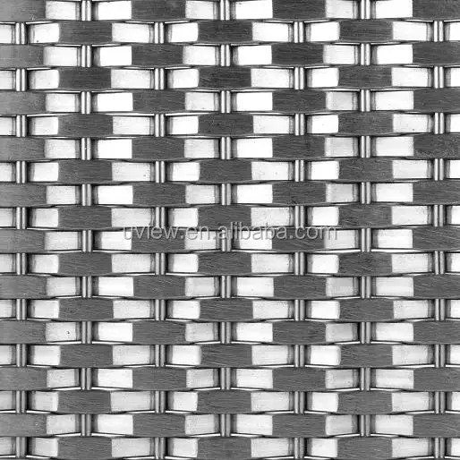 
Plain woven decorative metal net for christmas decorations 