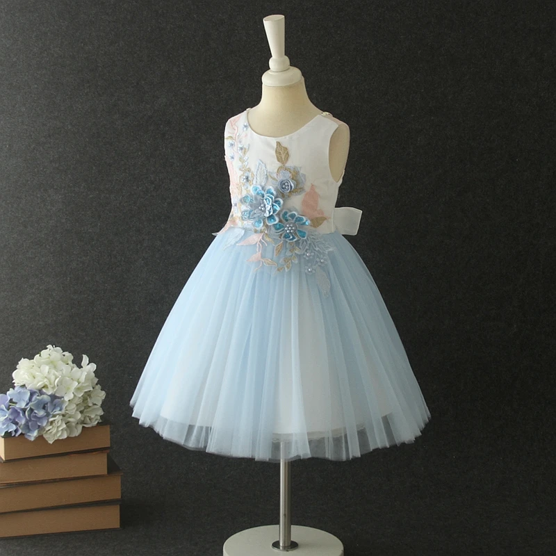 Summer Frock Designs Pictures 3 Year Old Girls Lace Kids Short Sleeves