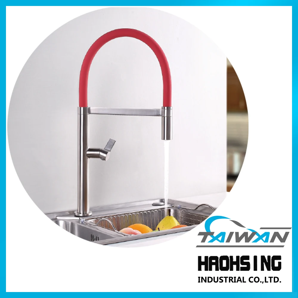 Stainless Steel Red Black White Long Neck Kitchen Faucet Buy