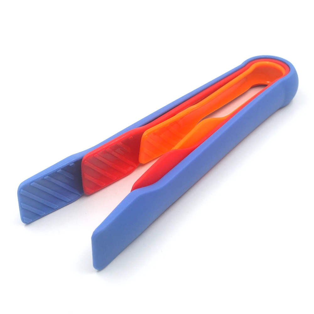 

Creative Kitchen BBQ Food Tongs 2-in-1 Multifunction Nylon Salad Serving Set Cooking Spoon, Customized