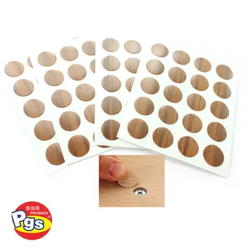 Oak 12mm Adhesive Screw Hole Covers Stickers - Buy Screw Hole Covers ...