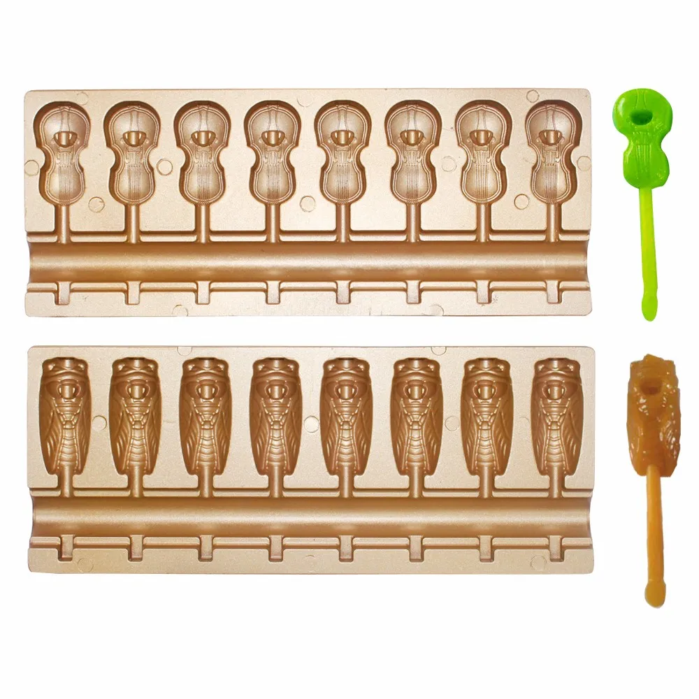 Direct Metal Hard Candy Molds Aluminum Candy Molds Die Casting Lollipop