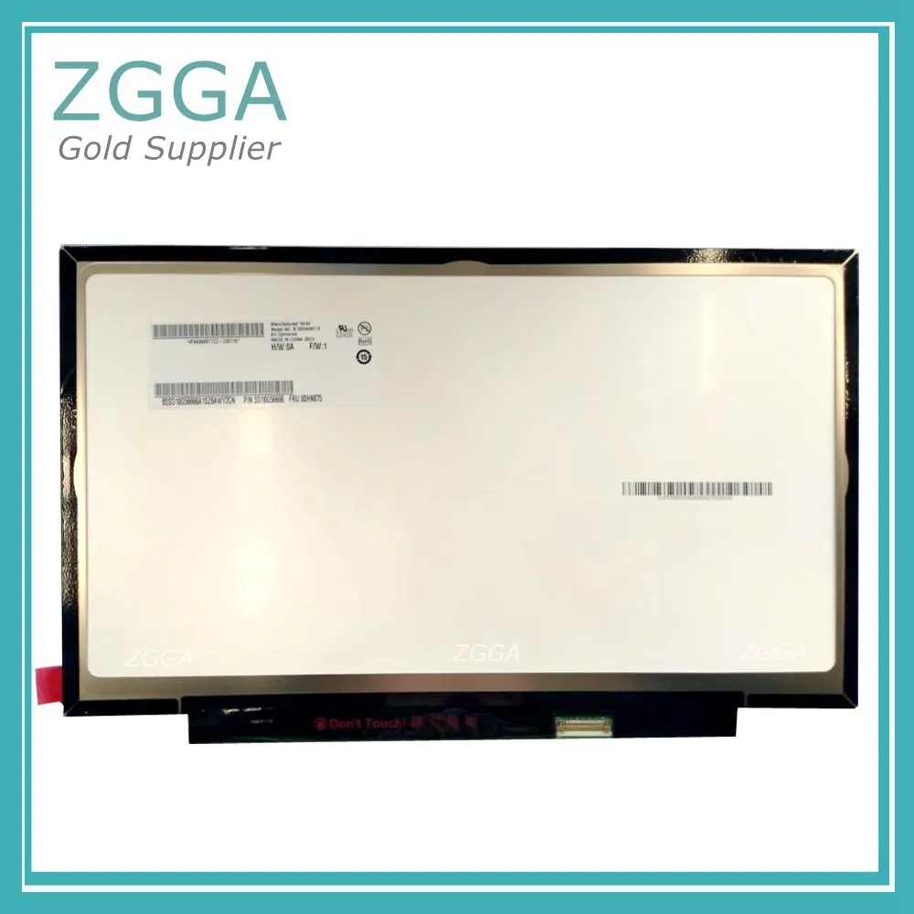 Best 14" Original LED Panel Matrix for Lenovo ThinkPad X1-YOGA Touch LCD Replacement Screen 00JT856 00JT857 00NY410 LP140WF6(SP)(G1) 4