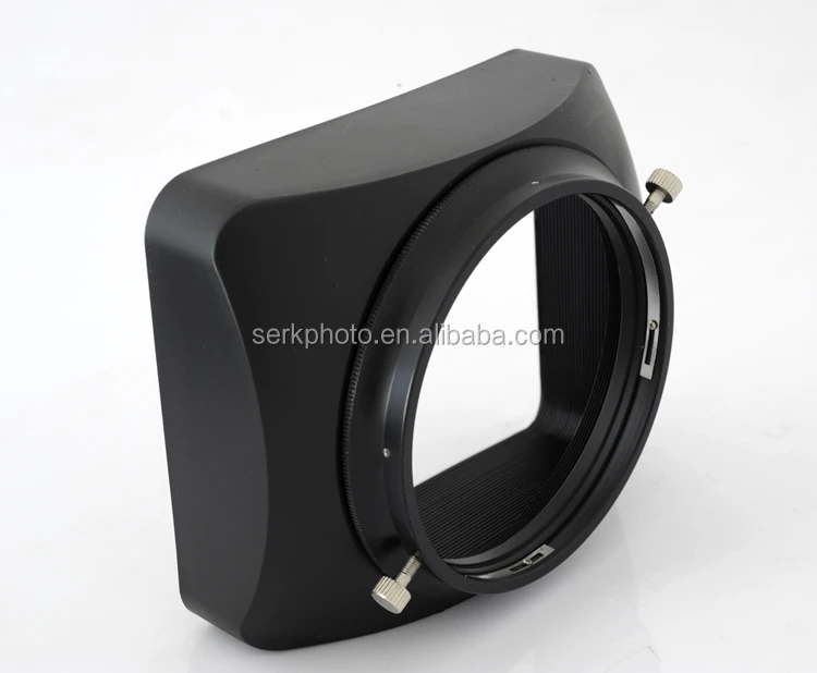 

New square 72mm Lens hood with lens cap for DV Camcorders, Black