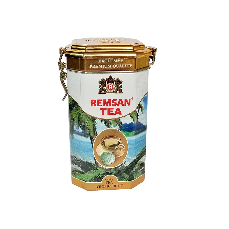 Metal Tea Cans High-Grade Lock Tinplate Coffee Candy Storage Box Tin Can
