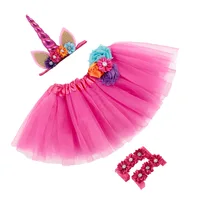 

Hot sales girl dress skirt set baby tutu