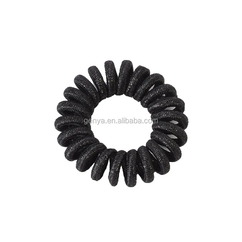 Genya Little Size Purl Telephone Cord Wrist Band Women Ponytail Holder Fashion Spiral Wrist Coil Bracelet Rope Buy Spun Gold Hair Coil Elastic Phone Cord Stretch Wristband Product On Alibaba Com