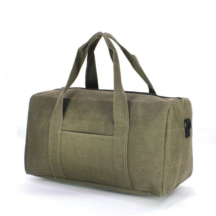 

BC-017 Custom logo modern overnight army duffle bag sac de voyage en nilon travel sports canvas tote bag duffle weekender bag