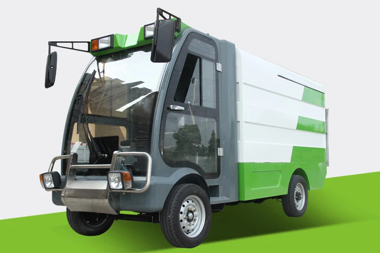 Pure electric garbage storage and transportation vehicle