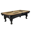 Custom design snooker black standard MDF 7ft portable foldable pool table with accessory free
