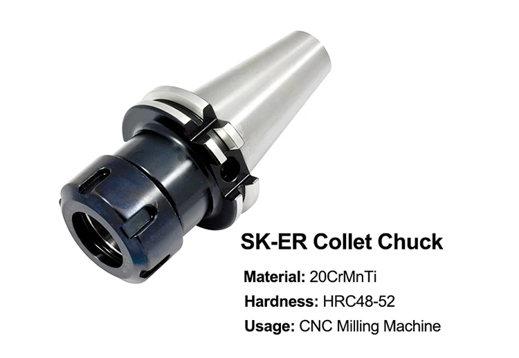 Cnc Er Collet Sk40 Sk50 Tool Holder End Mill Cutter Collet Chuck Buy