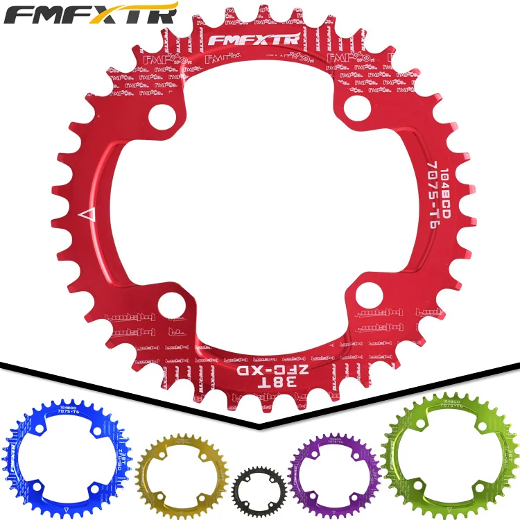 Mtb 104bcd Crank Tooth 32t34t36t38t Bicycle Sprocket Crank & Chain Ring ...