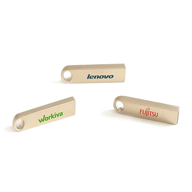 Wholesale cheap price free custom logo promotion metal USB pen drive 1GB 2GB 4GB 8GB - ANKUX.COM