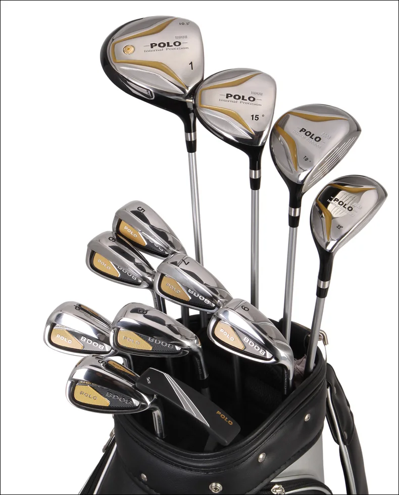 High Quality Golf Beginner Golf 12 Clubs Complete Set For Man R With Cart Golf Bag Buy Golf
