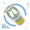 R3622 Green color glass bulb sprinkler apply water to a fire 3/4 inch for fire Reliable brand