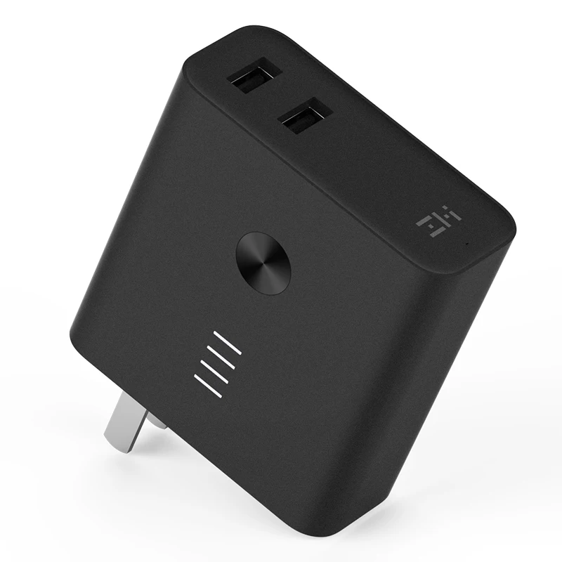 

ZMI Plugornot Zero Portable Charger 6700mAh with Dual USB Wall Charger, Foldable Plug and Quick Charge 3.0, Battery Pack, N/a