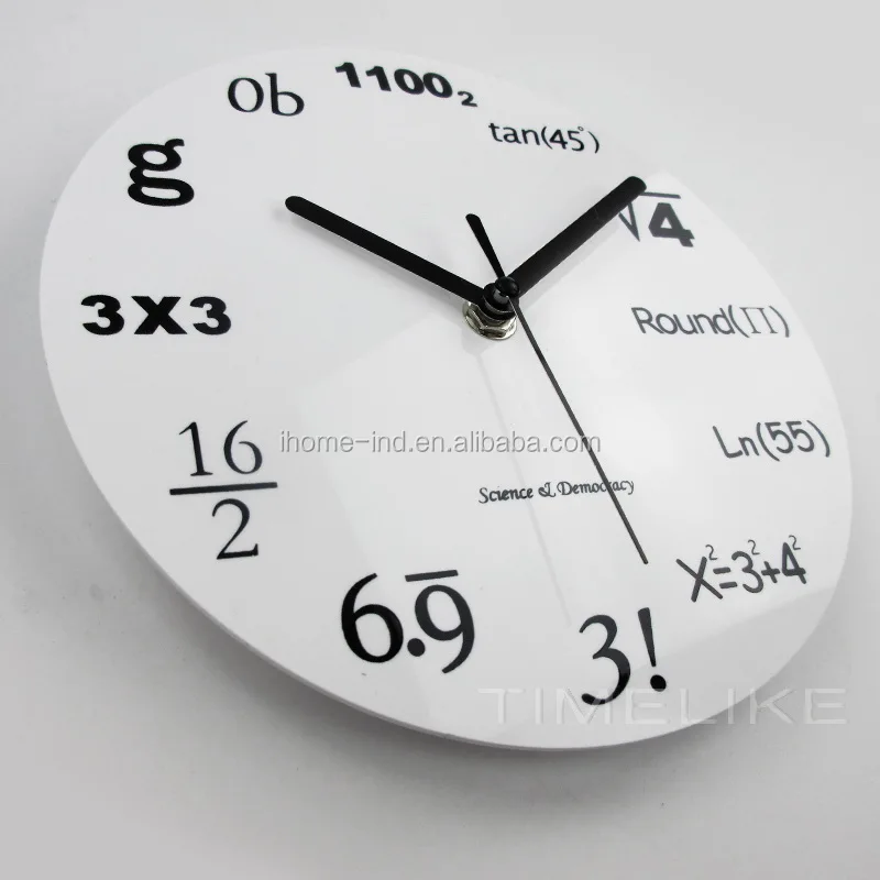 8 Inç Akrilik Matematik Duvar Saati Fantezi Tasarım Modern Ev Dekor 8 Inç Akrilik Matematik Duvar Saati Fantezi Tasarım Modern Ev Dekor