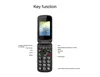 Vkworld Z2 Feature Flip Mobile Phone 2.4inch Unlock Dual SIM Camera Big keys Multi-Languages Low Price Cell Phone