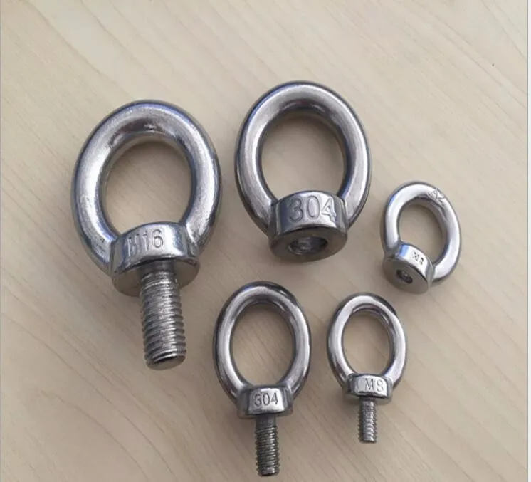 High Precision Heavy Load Stainless Steel Eye Bolt M4 Din580 With Factory Price Buy Eye Bolt