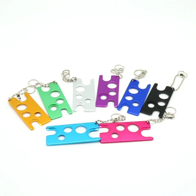 

Easily Remove Roller caps opener tools colorful steel essential oil opener essential oil roll on bottle key tool opener