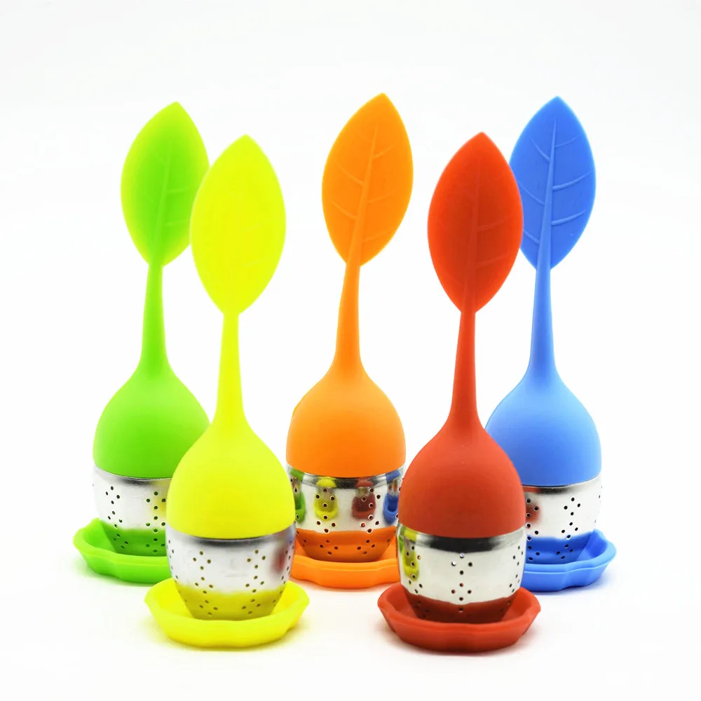 

BHD Discount Promotion 100% Food Grade FDA Approved Loose Leaf Tea Infuser Silicone, All colors from pantone sheet