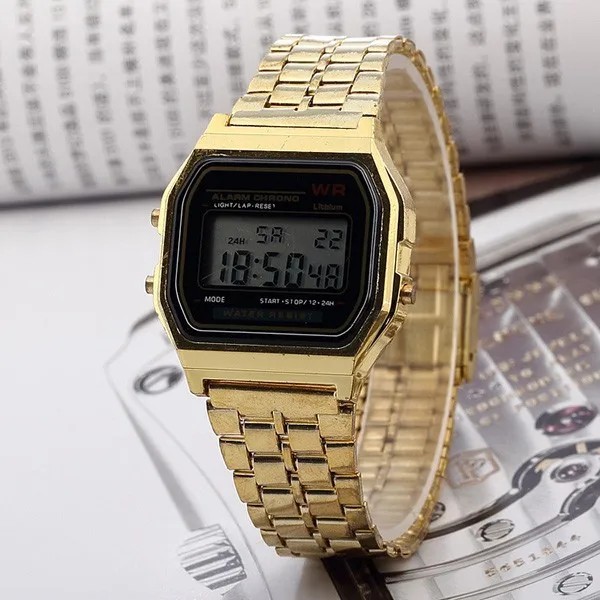 

Classic good quality gold plated wrist watch, 2 colors