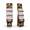 Power Wing Sidekick Cardboard Floor Display rack with removable base for food display stand