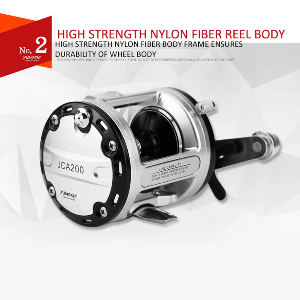 Jetshark Clearance Sale Trolling Reel Fishing Jac400 Jac500 Right Hand