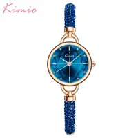 

KIMIO K6328S Stainless Steel Watch Women Waterproof Japan Quartz Crystal Bracelet Female Ladies Watch 2019
