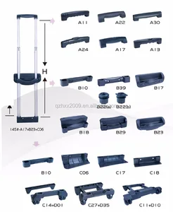 replacement luggage handle retractable