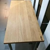 Custom Solid Timber Oak Dining Table with Tablebase