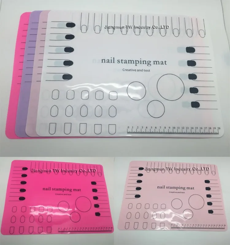 Customized 15'' Silicone Nail Art Mat With Custom Printing Buy Nail