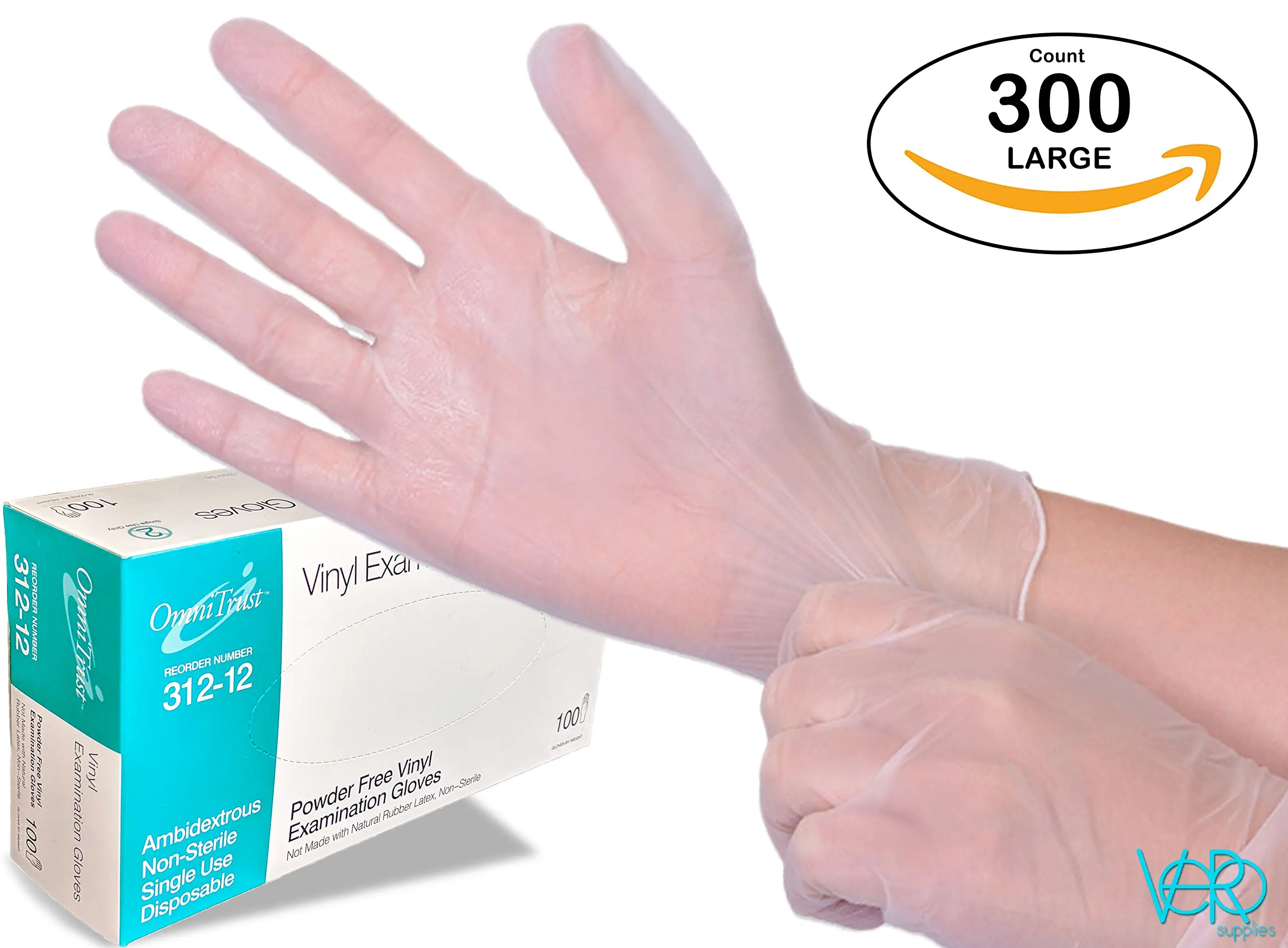 clear latex free gloves