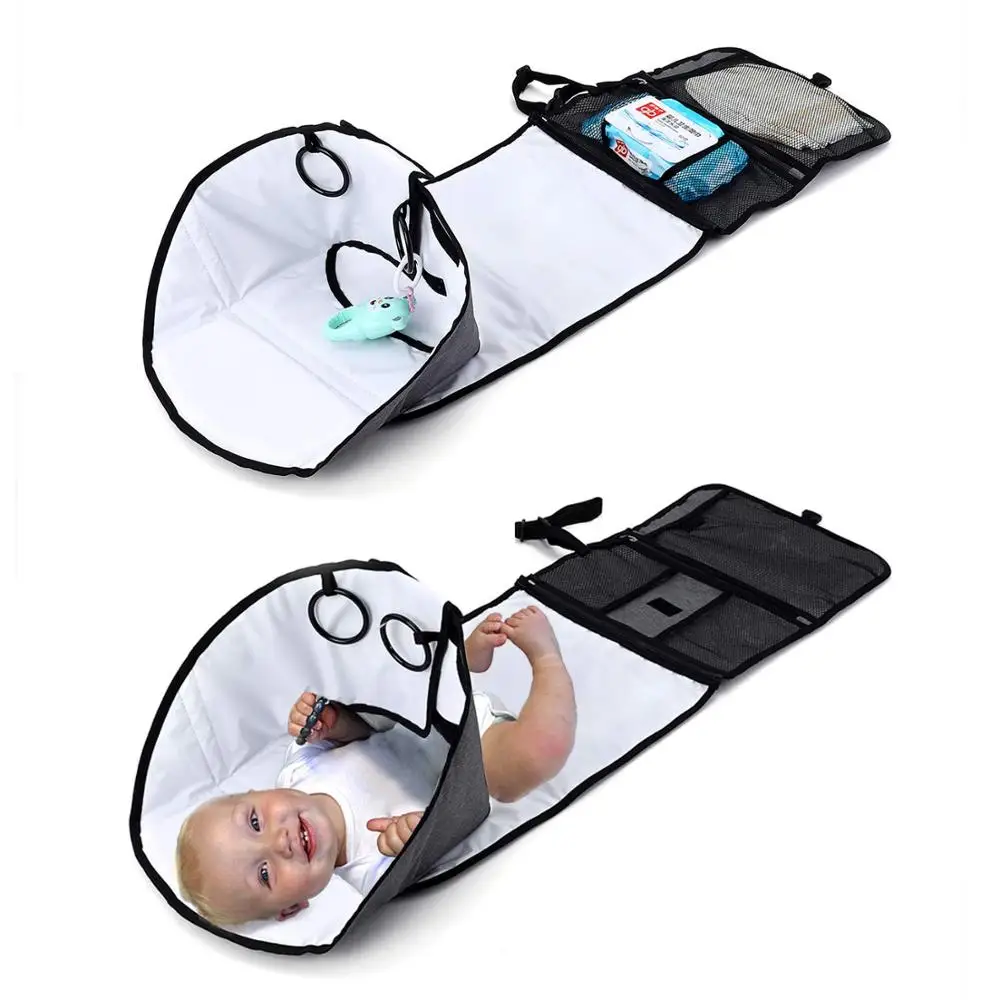 

Travel Changing Pad Baby Changing Bag Baby Portable Changing Pad, Gray ,customized color is available
