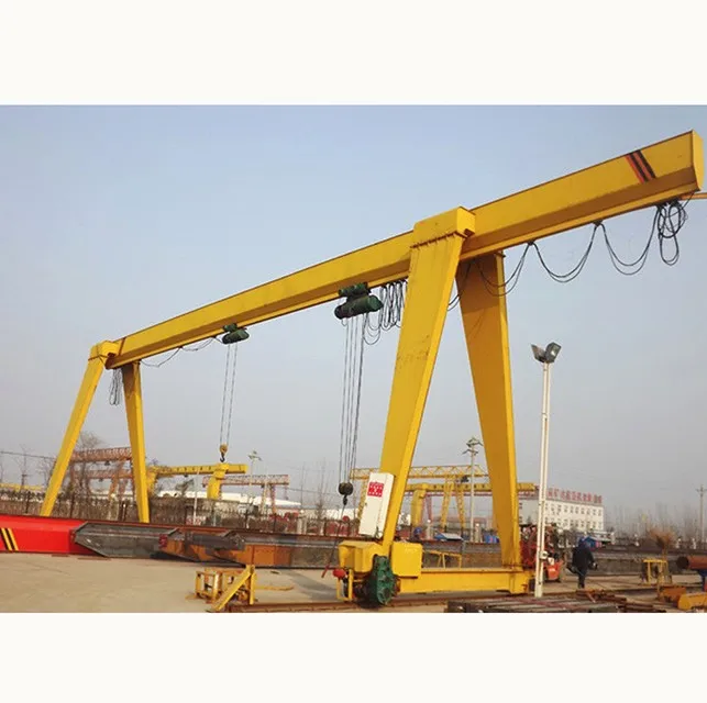 2 Ton-10 Ton Portal Type Single Beam Mobile Crane With Rail Price - Buy ...