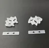 New style transparent flower shape plastic hanging file folder tabs for packaging box display