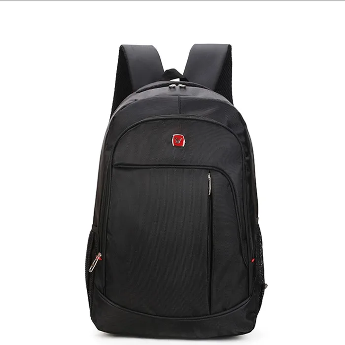 

Travel laptop backpack cheap polyester laptop bags back pack, Black