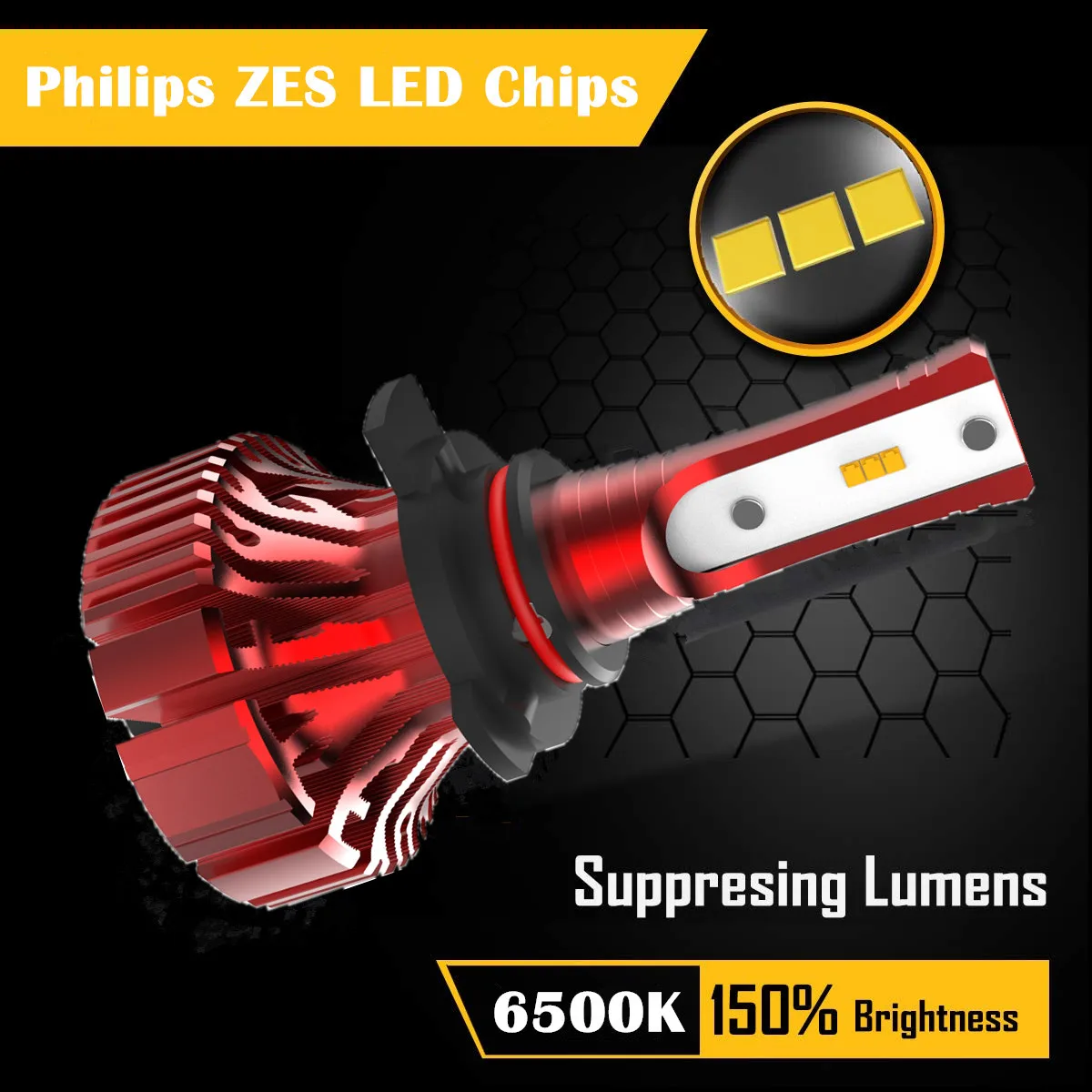 I8 Fanless Mini LED Headlight