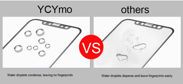 New accessories full cover 9H 3D tempered glass screen protector for iphone x cell phone screen protector tempered glass