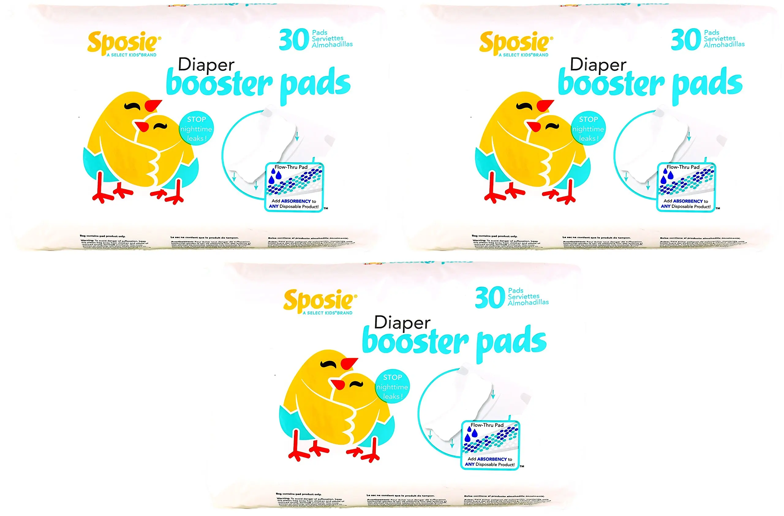 diaper doubler pads
