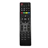 Black andd white ZigBee remote control for bpl tv with 45 keys