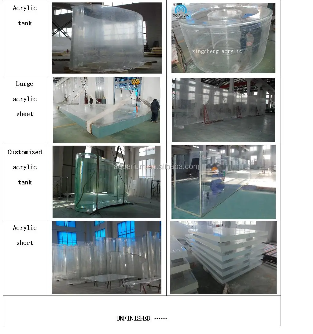 Good quality 20mm thickness acrylic sheet for aquarium