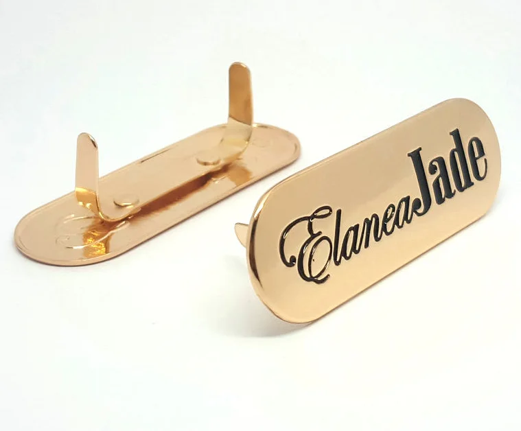 Customized Metal Name Bag Tags With Legs Luggage Handbags Buy Metal