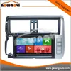 Cheap price 8 inch In dash double din car stereo for Prado with usb sd/auto stereos dvd player navigation car audio system