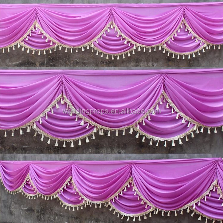 婚礼背景窗帘帷幔悬垂赃物