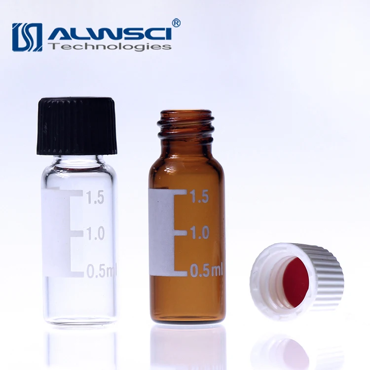 1.5ml Amber Vial Autosampler Shimadzu Vial Glass Vial With Label Buy