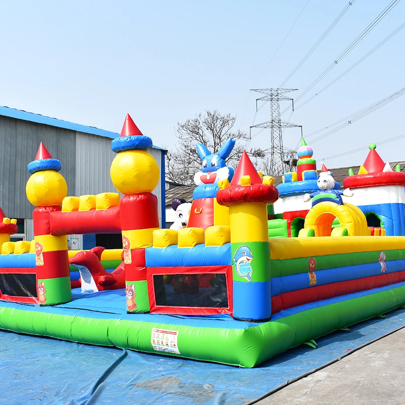 Zzpl Customized Giant Clown Inflatable Playgrounds For Kids,Circus ...