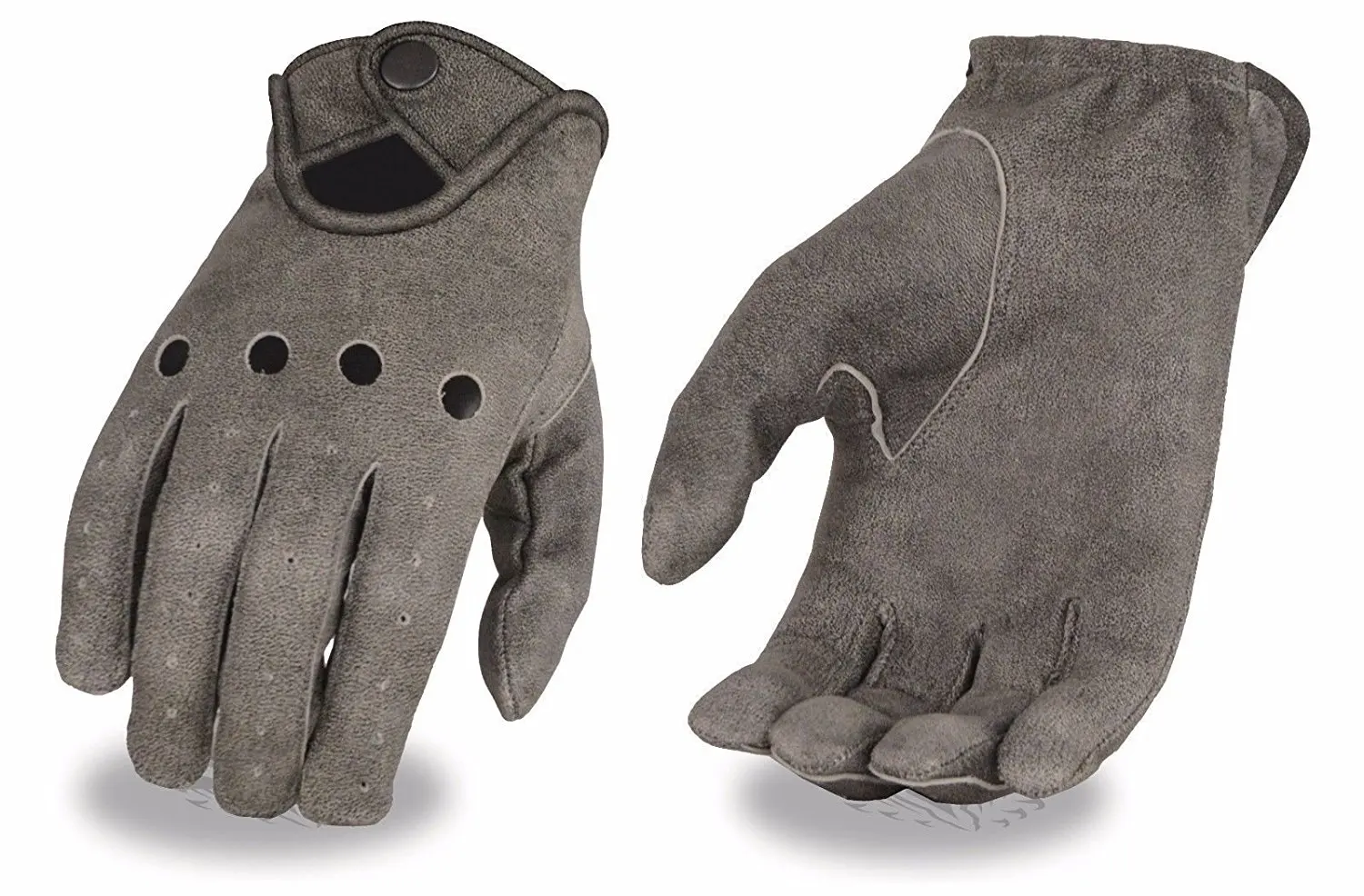 mens grey gloves