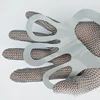 Outdoor Safety Breathable Worker Builder Silver Stainless Steel Wire Anti-Cutting Protective Metal Mesh Work Cut Resistant Glove