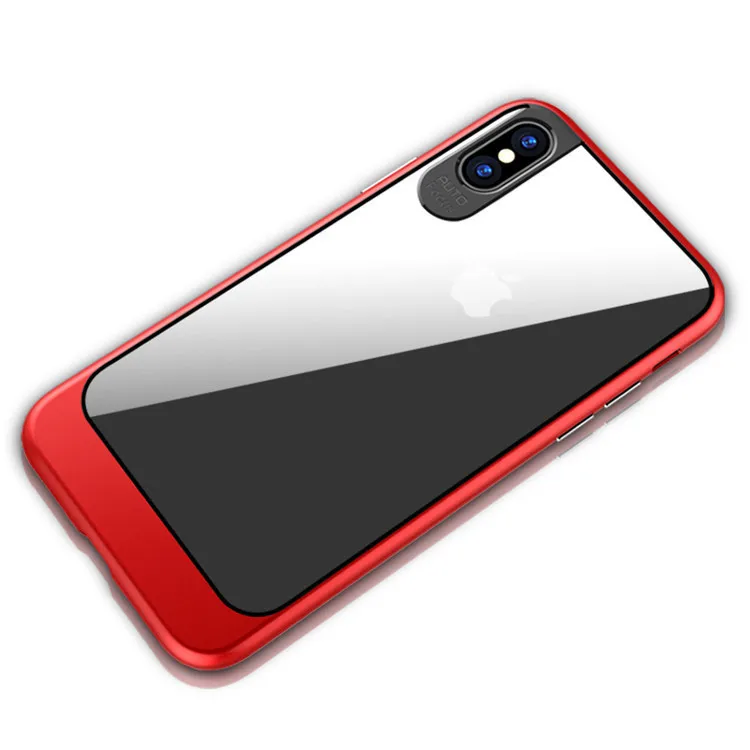 

Ultra Slim Case TPU PC Hard Mobile Phones Cover Transparent Acrylic Clear Case For iPhone X